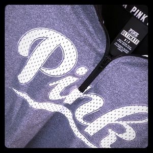 Pink pullover jacket